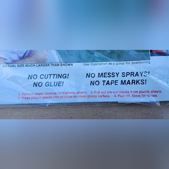 Stik-ees Plastic Decal Reusable Clings to Windows ZZ Teddy Valentine - Picture 3 of 12